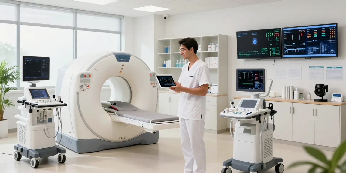 medical equipment edmonton featured in a modern healthcare environment with professionals engaging with advanced technology and diagnostic tools